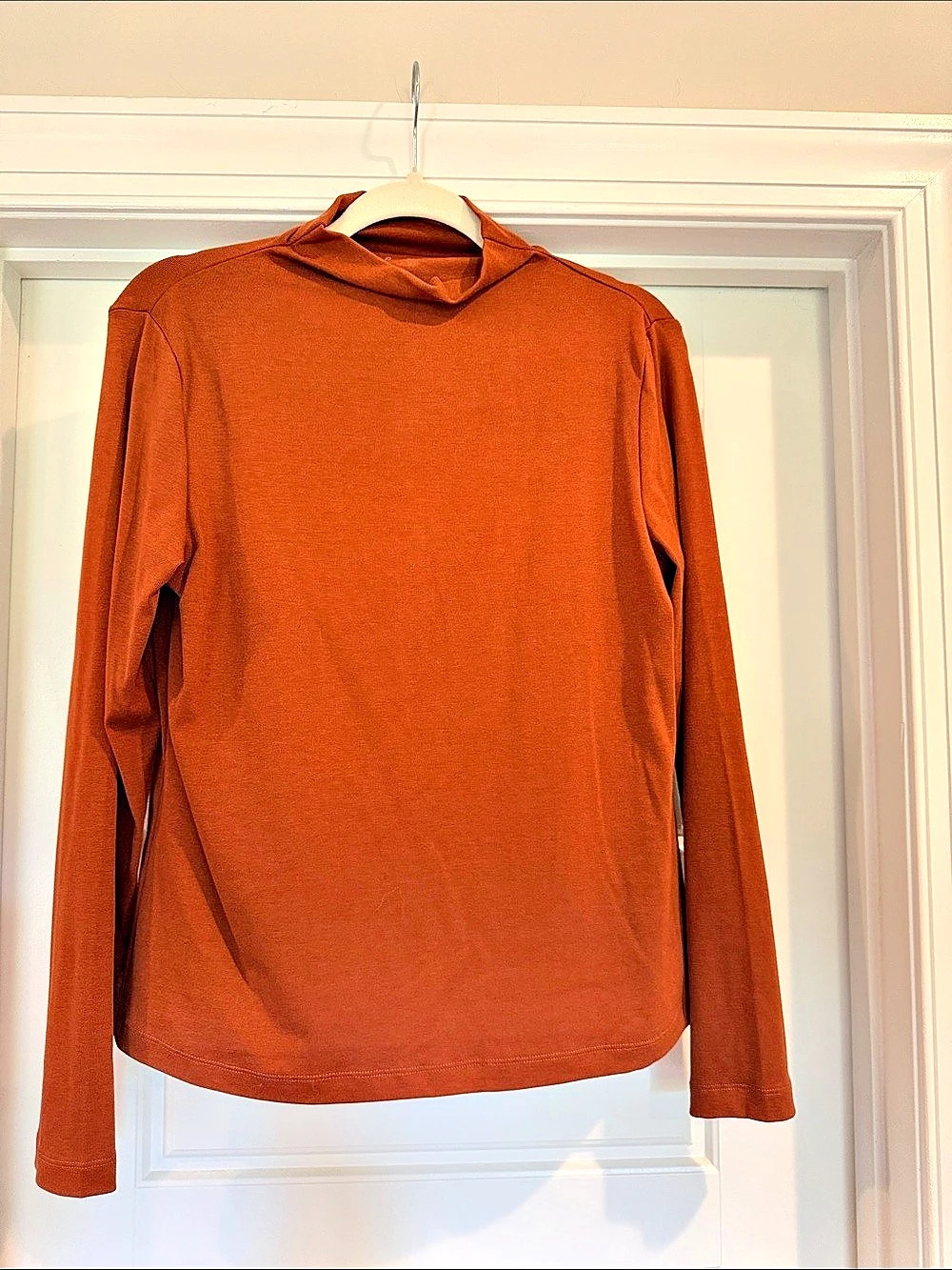 Charlie B Long Sleeve Mock Neck Top